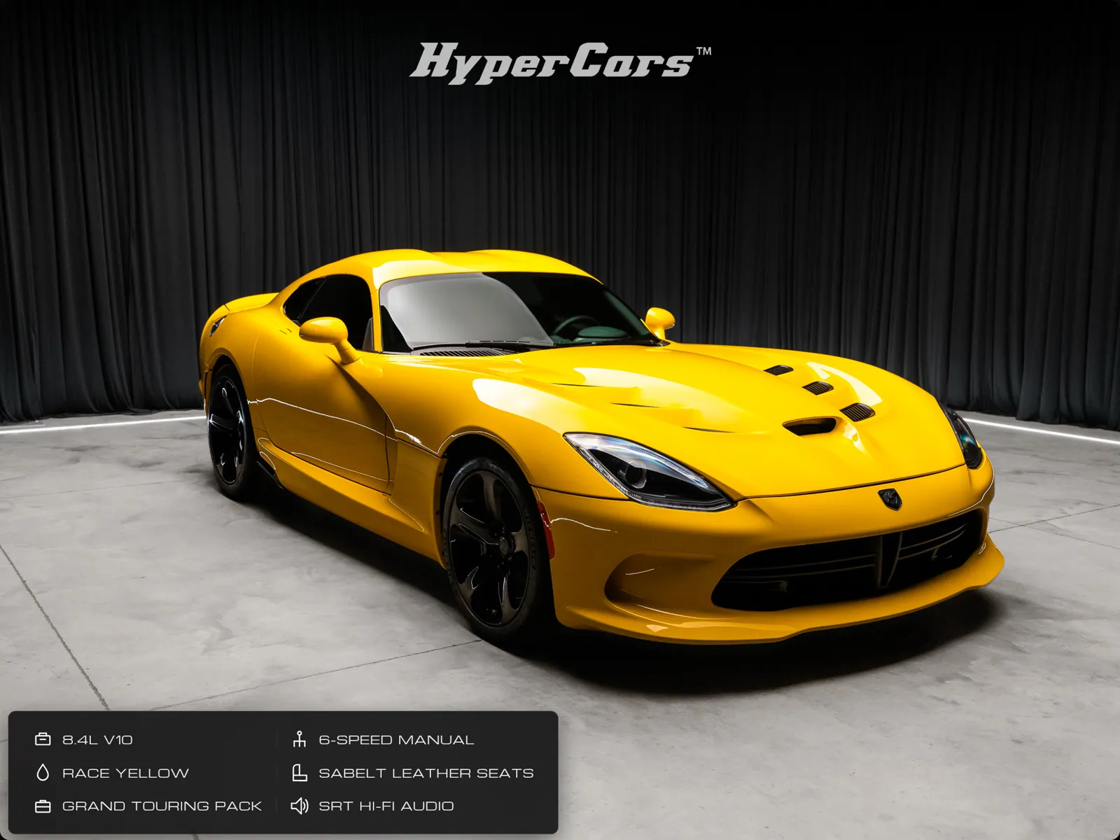 Yellow 2014 Dodge Viper SRT for sale in New Albany, IN