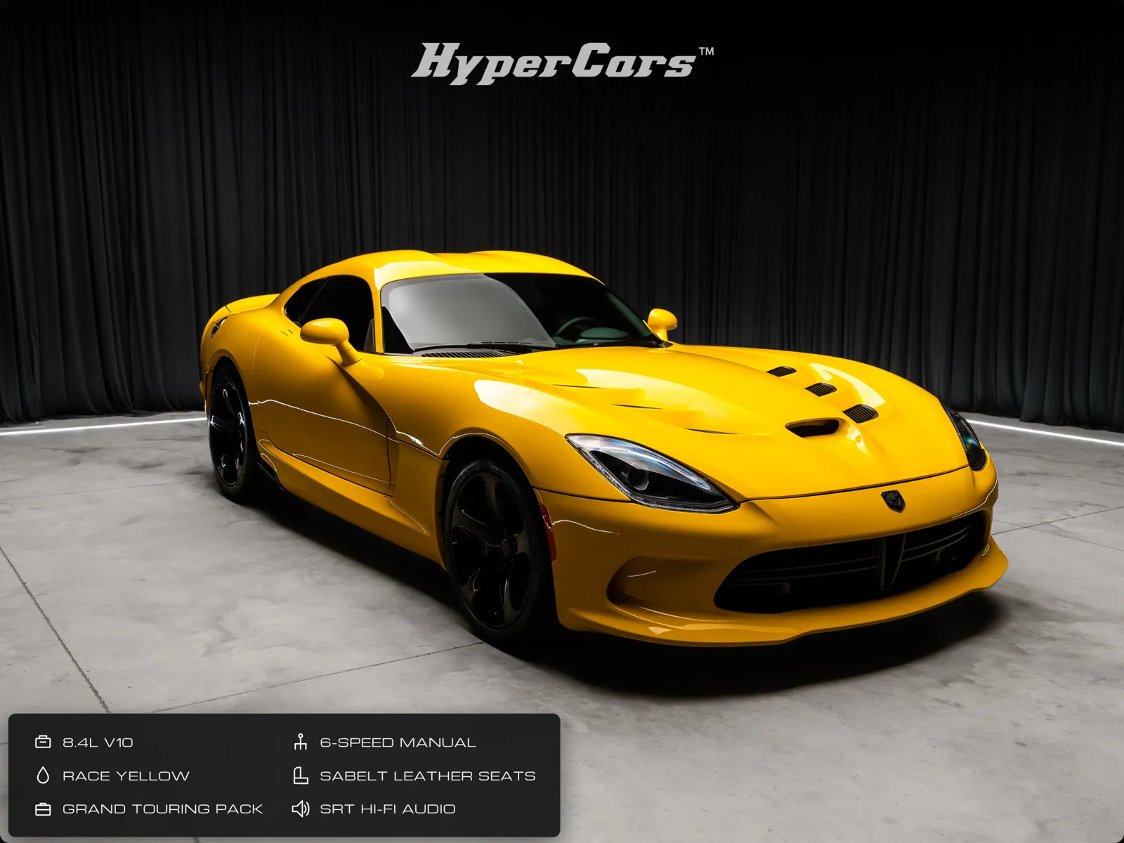 Yellow 2014 Dodge Viper SRT for sale in New Albany, IN