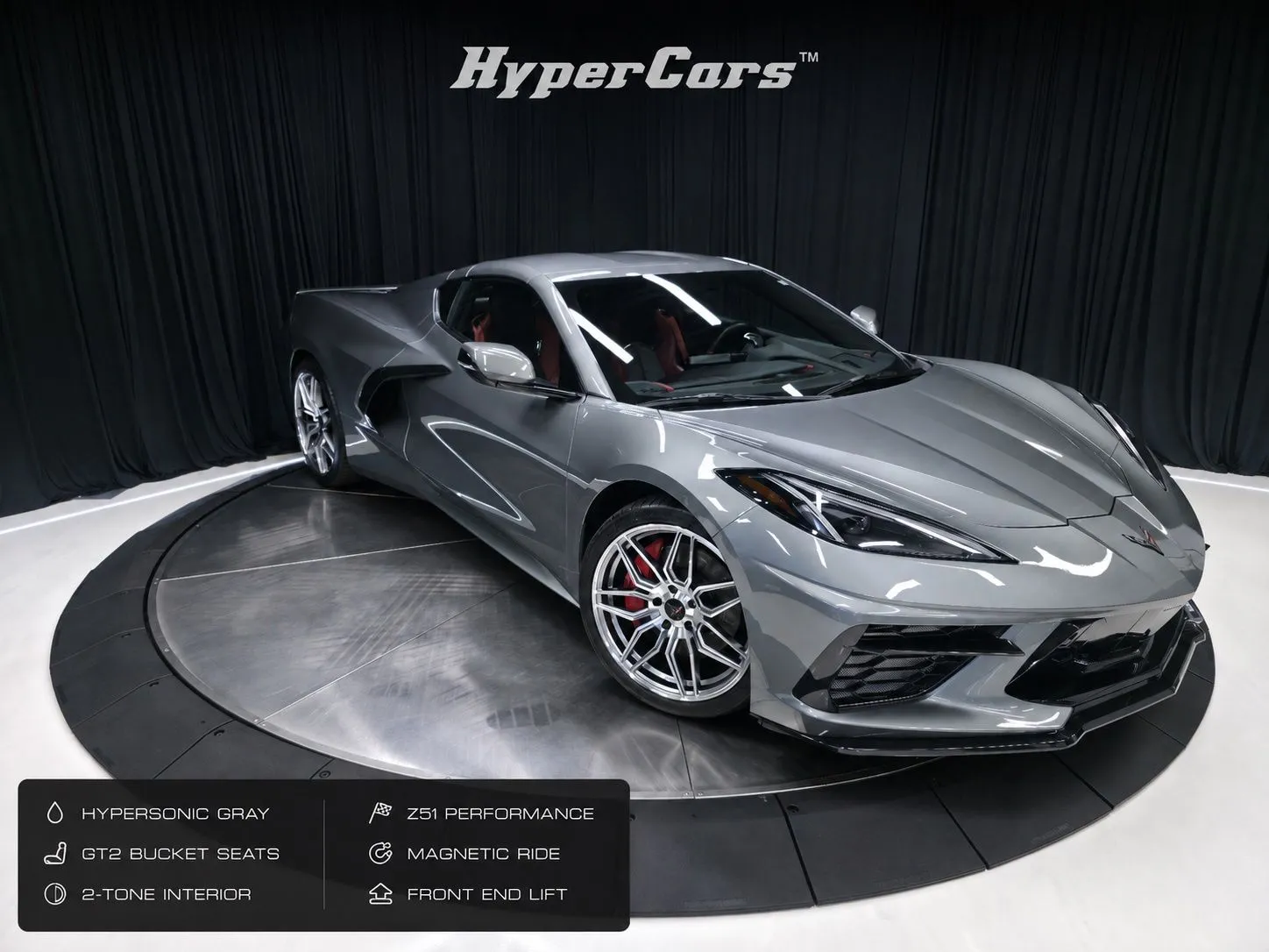 Gray 2022 Chevrolet Corvette Stingray for sale in New Albany, IN