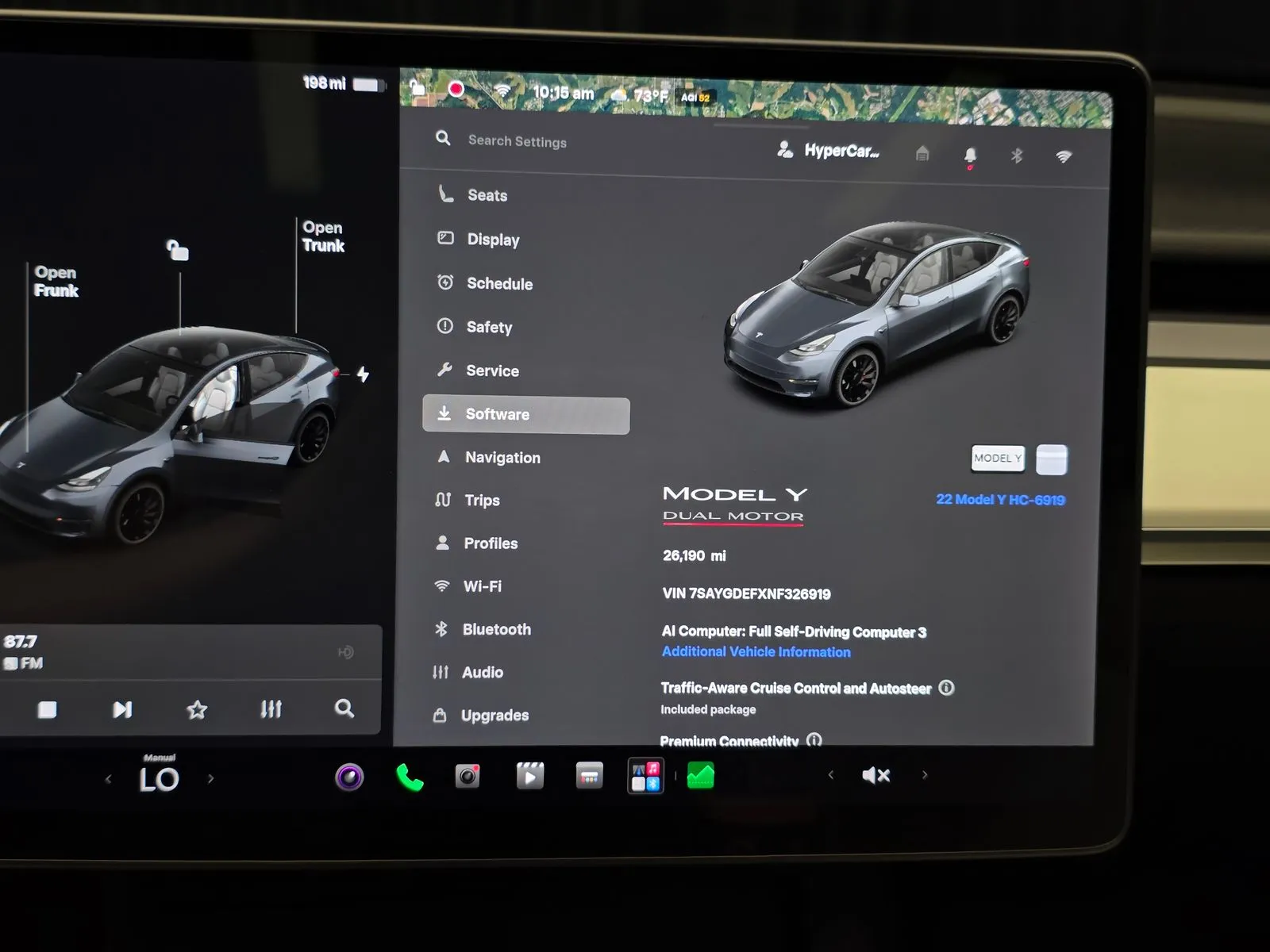 Another view of 2022 Tesla Model Y Performance for sale in New Albany, IN at HyperCars