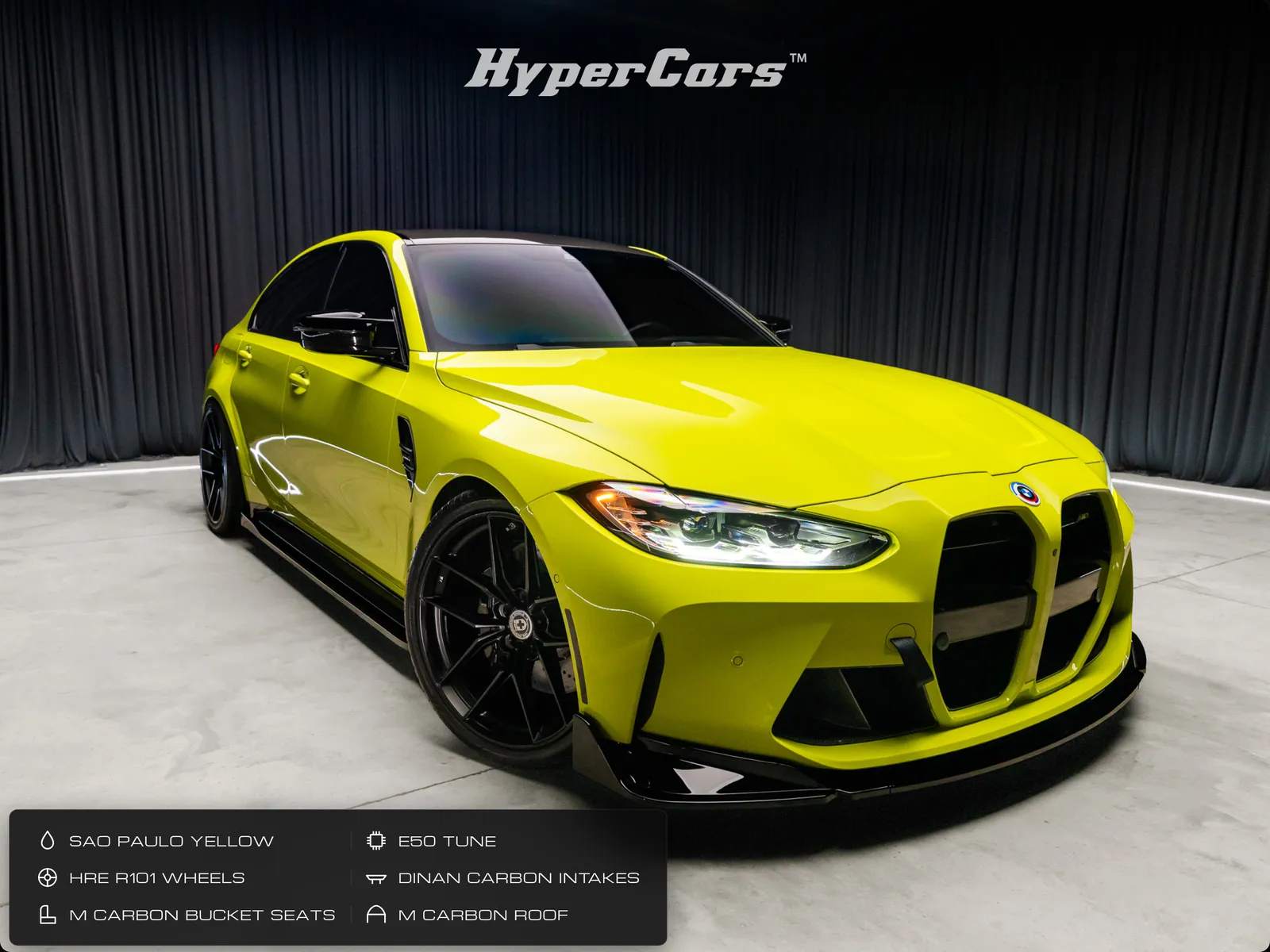 Yellow 2023 BMW M3 for sale in New Albany, IN