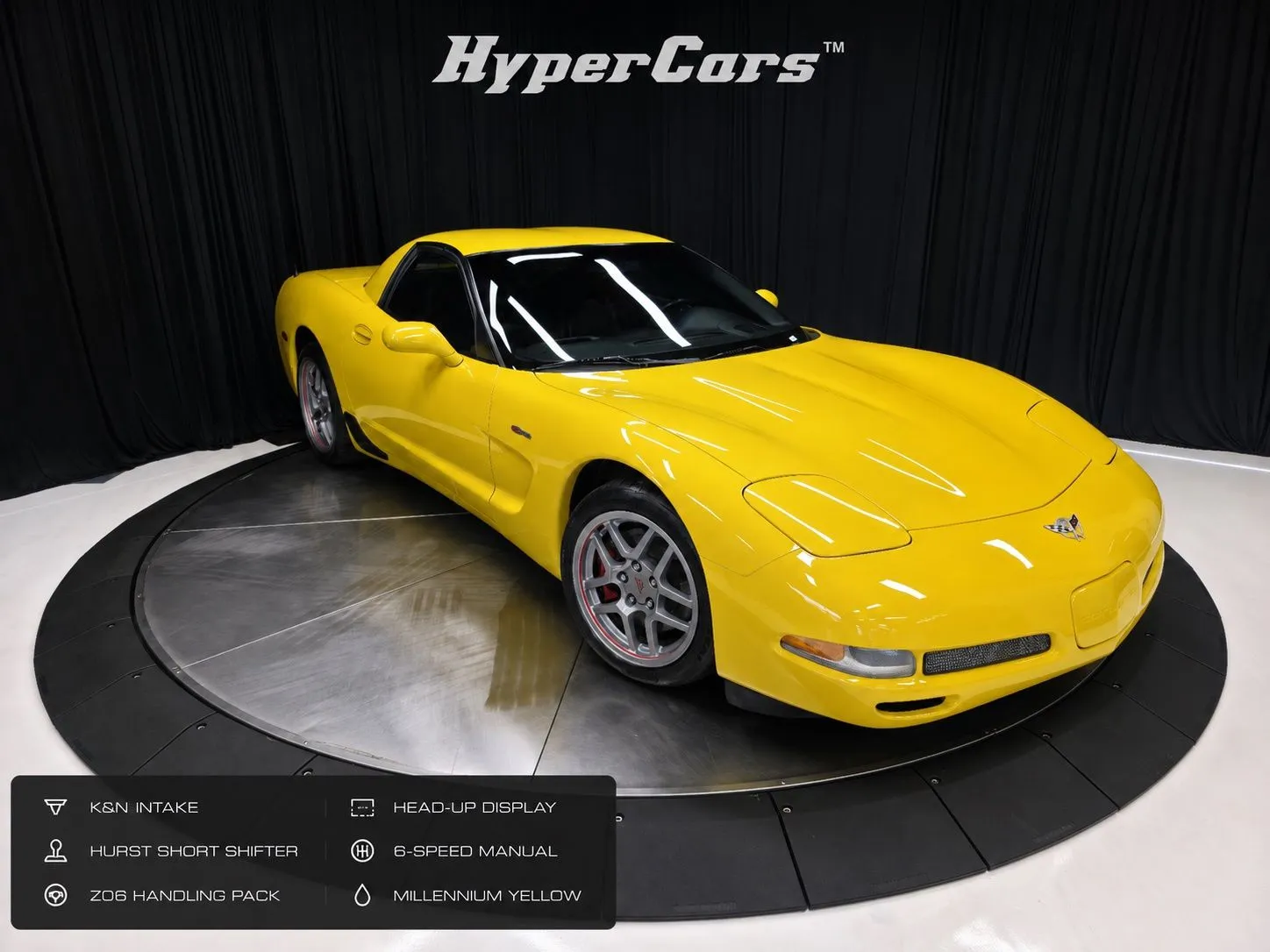 Yellow 2003 Chevrolet Corvette Z06 for sale in New Albany, IN