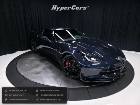 Blue 2016 Chevrolet Corvette Stingray Z51 for sale in New Albany, IN