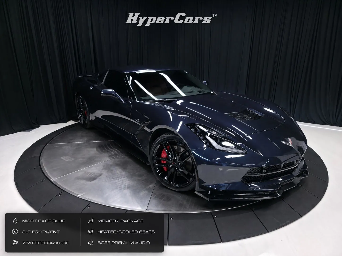 Blue 2016 Chevrolet Corvette Stingray Z51 for sale in New Albany, IN