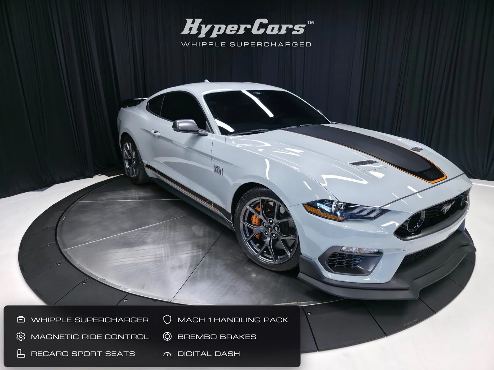 Gray 2021 Ford Mustang Mach 1 for sale in New Albany, IN