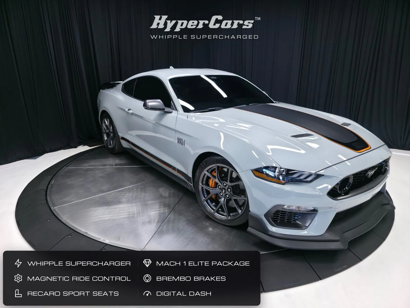 Gray 2021 Ford Mustang Mach 1 for sale in New Albany, IN