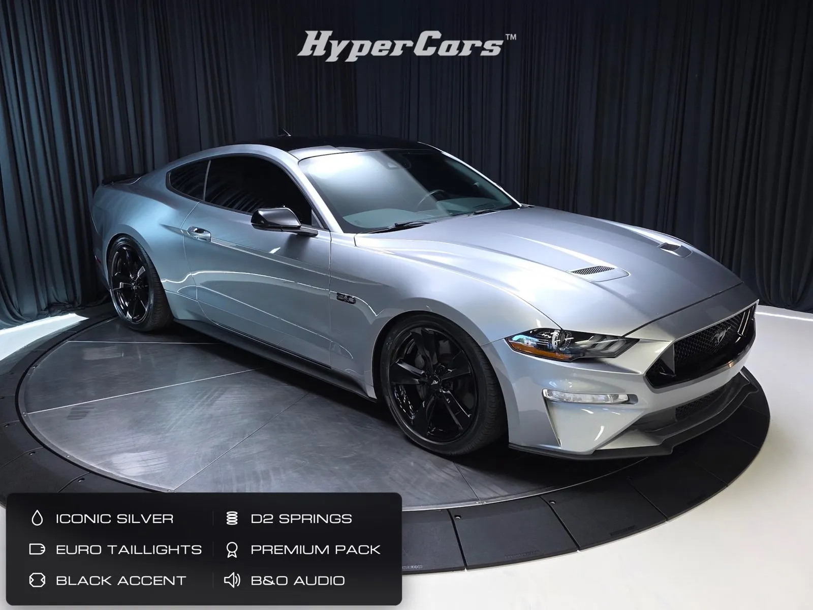 Silver 2022 Ford Mustang GT Premium for sale in New Albany, IN
