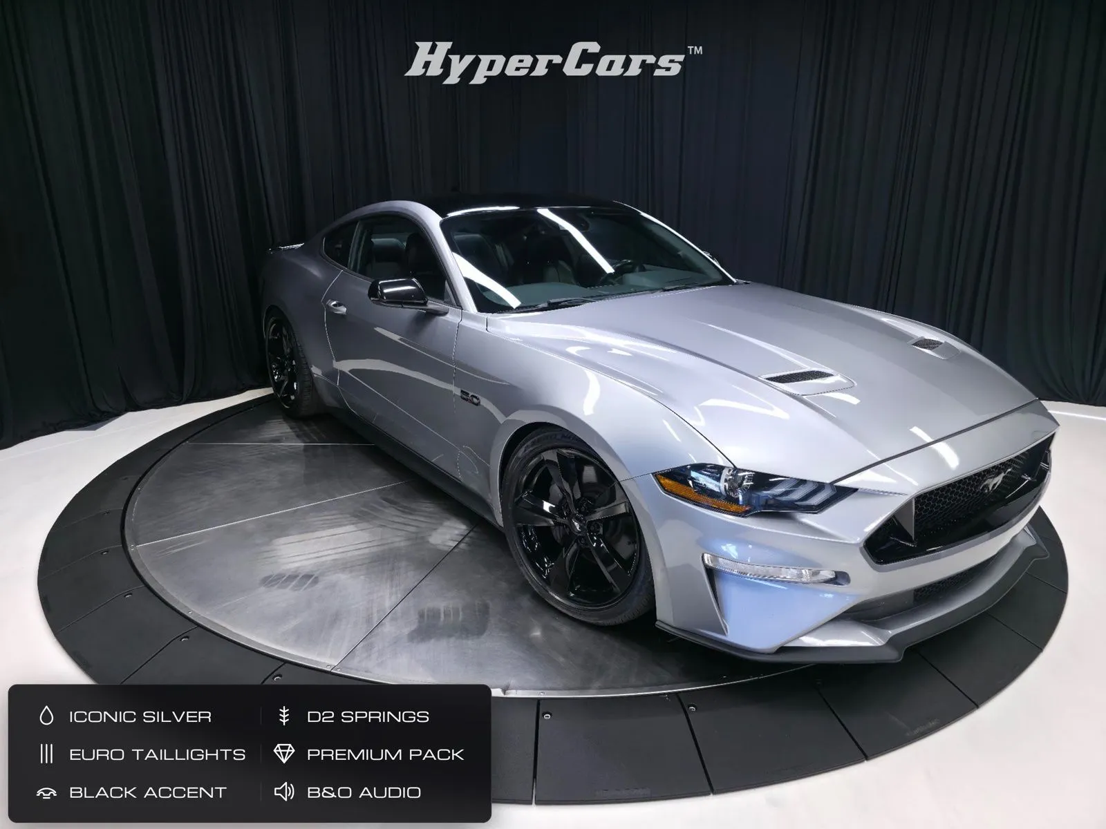 Silver 2022 Ford Mustang GT Premium for sale in New Albany, IN