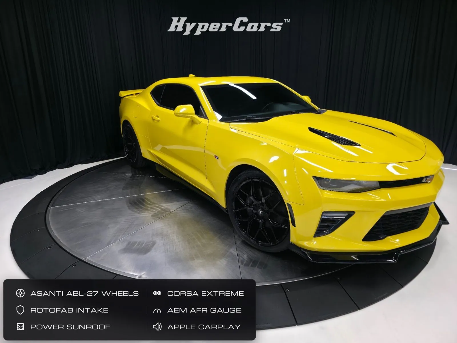 Yellow 2017 Chevrolet Camaro SS for sale in New Albany, IN