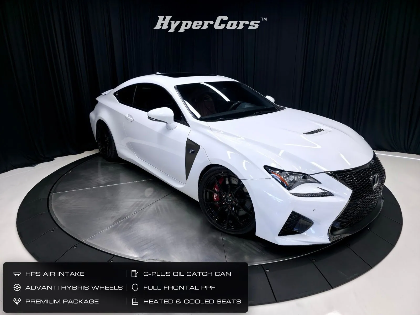 White 2015 Lexus RC F for sale in New Albany, IN