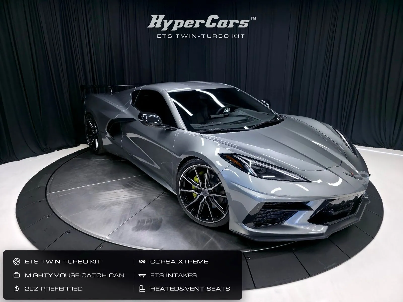 Gray 2023 Chevrolet Corvette Stingray for sale in New Albany, IN