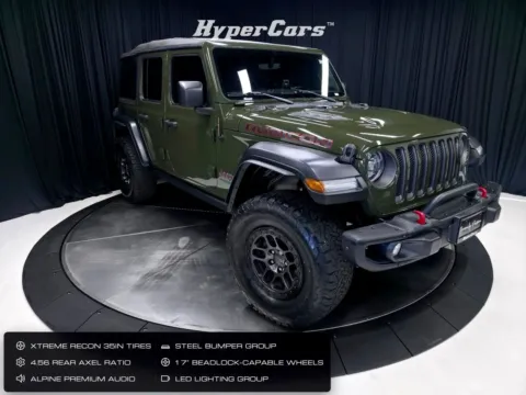 Green 2021 Jeep Wrangler Unlimited Rubicon for sale in New Albany, IN