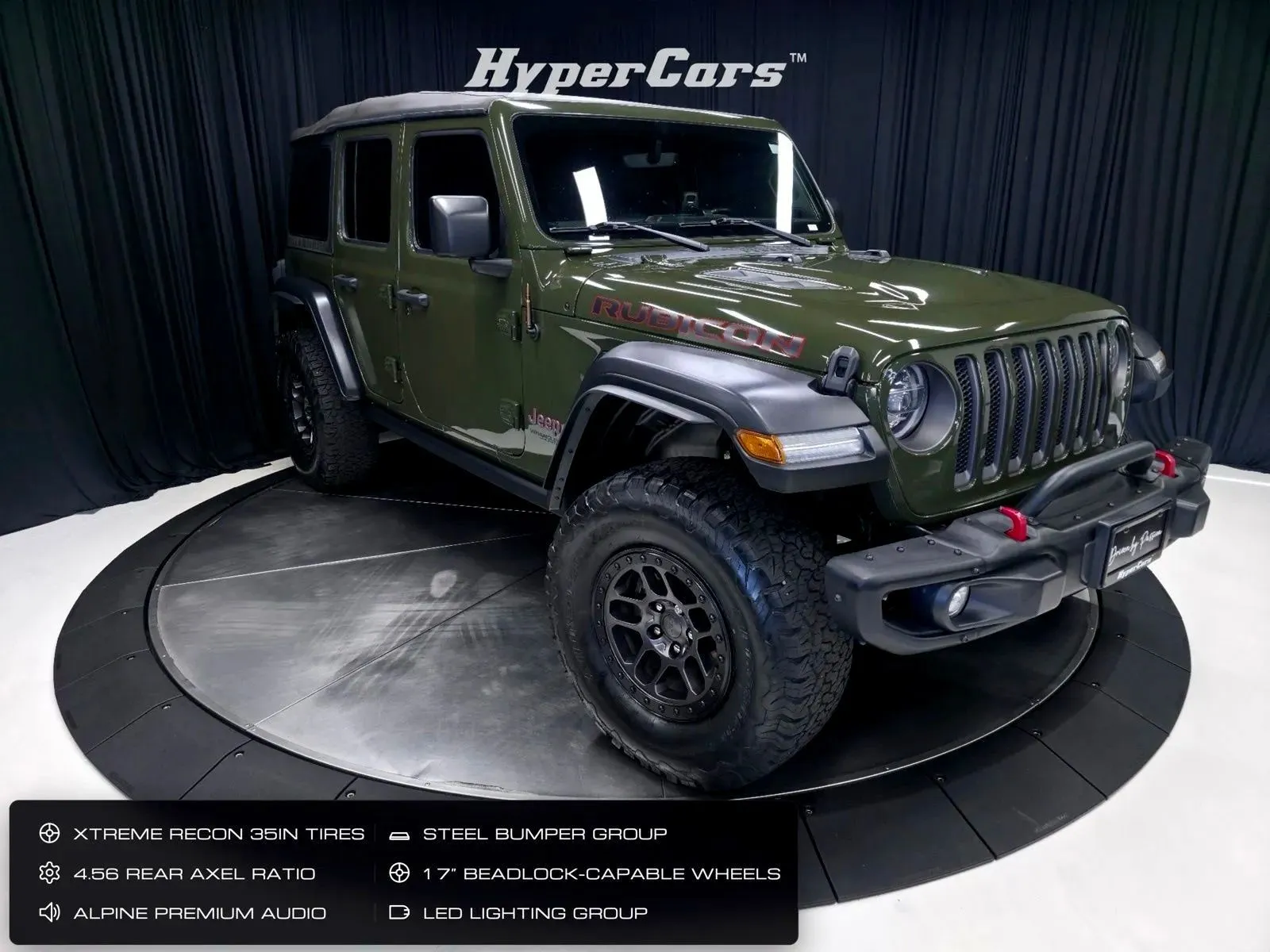 Green 2021 Jeep Wrangler Unlimited Rubicon for sale in New Albany, IN