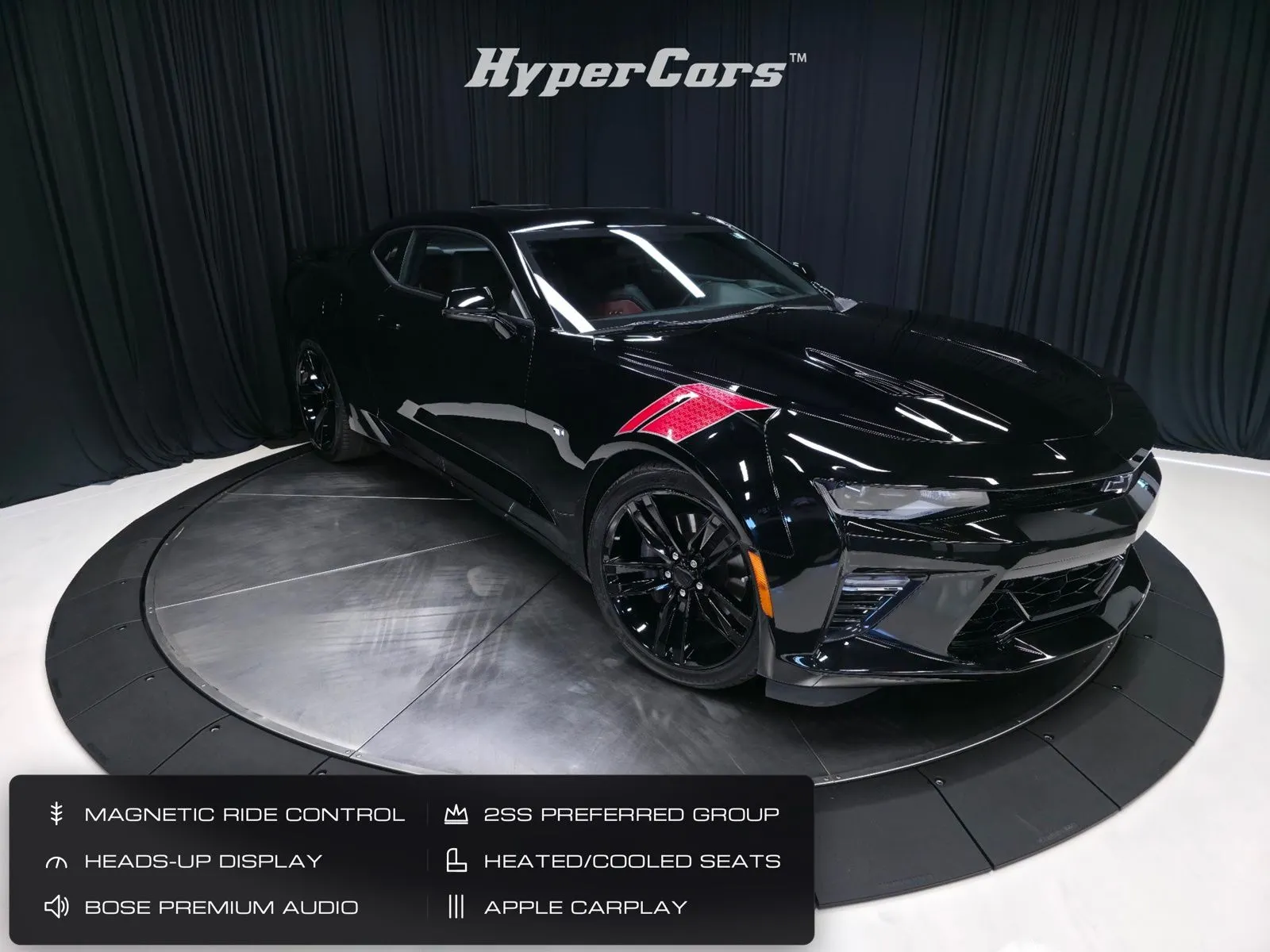 Black 2016 Chevrolet Camaro SS for sale in New Albany, IN