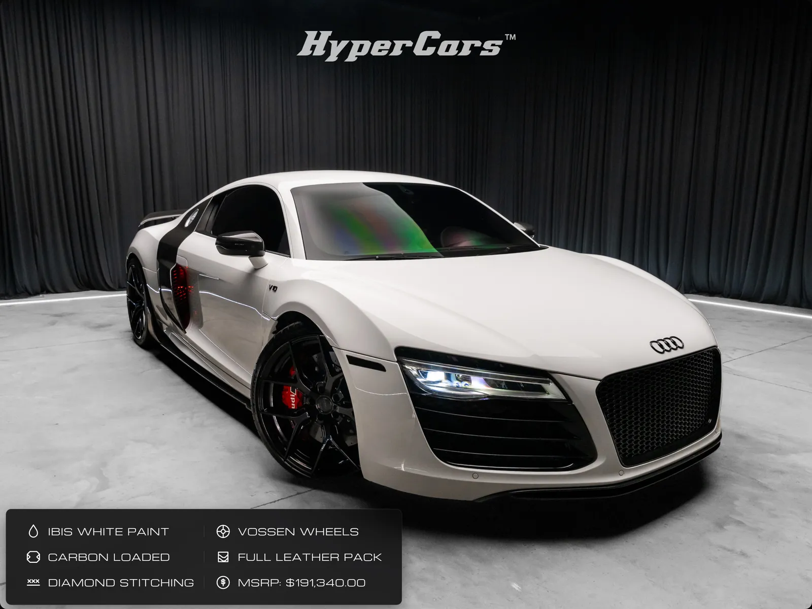 White 2014 Audi R8 5.2 plus for sale in New Albany, IN