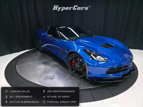 Blue 2015 Chevrolet Corvette Stingray Z51 for sale in New Albany, IN