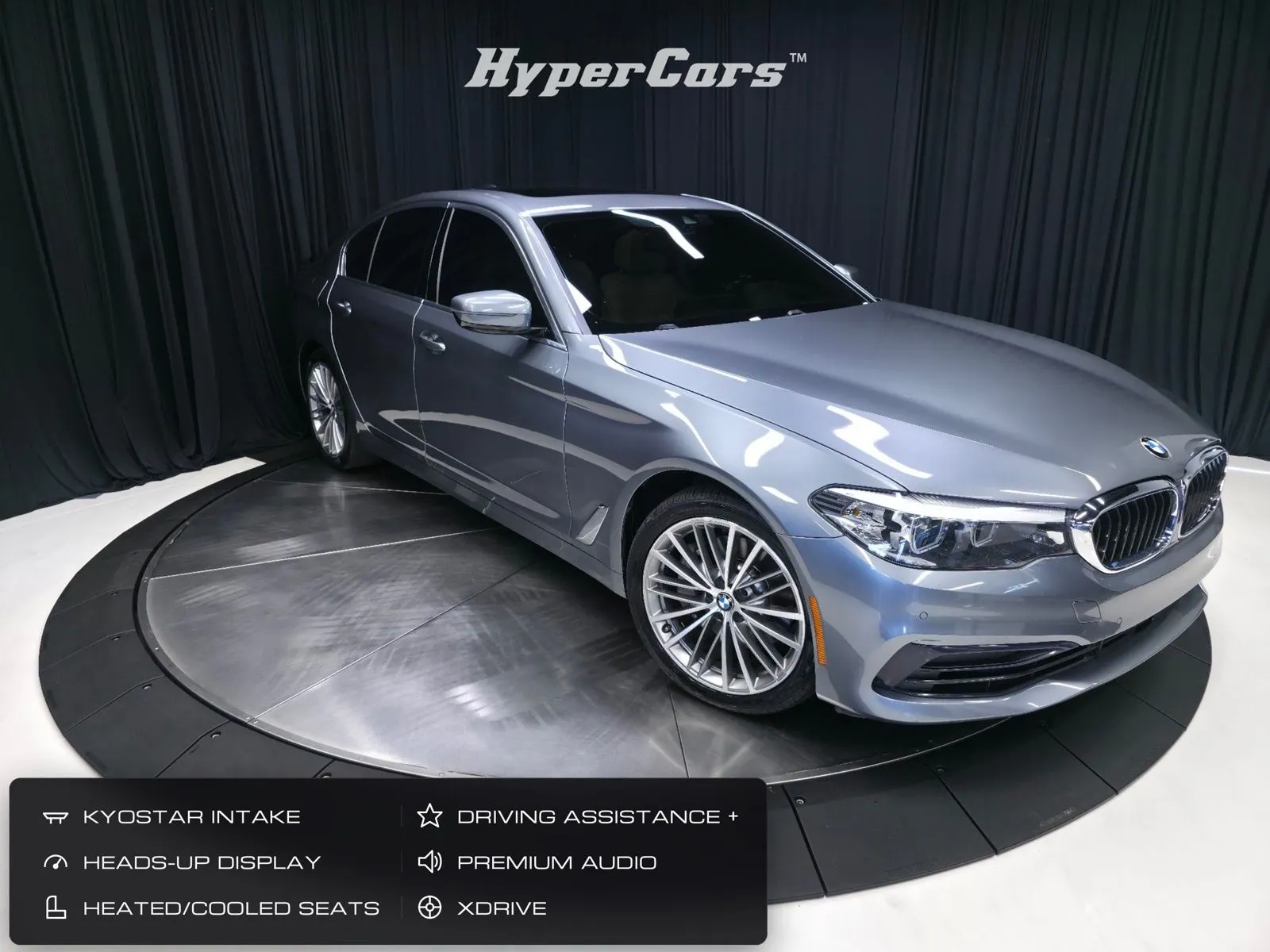 Gray 2019 BMW 5 Series 540i xDrive for sale in New Albany, IN