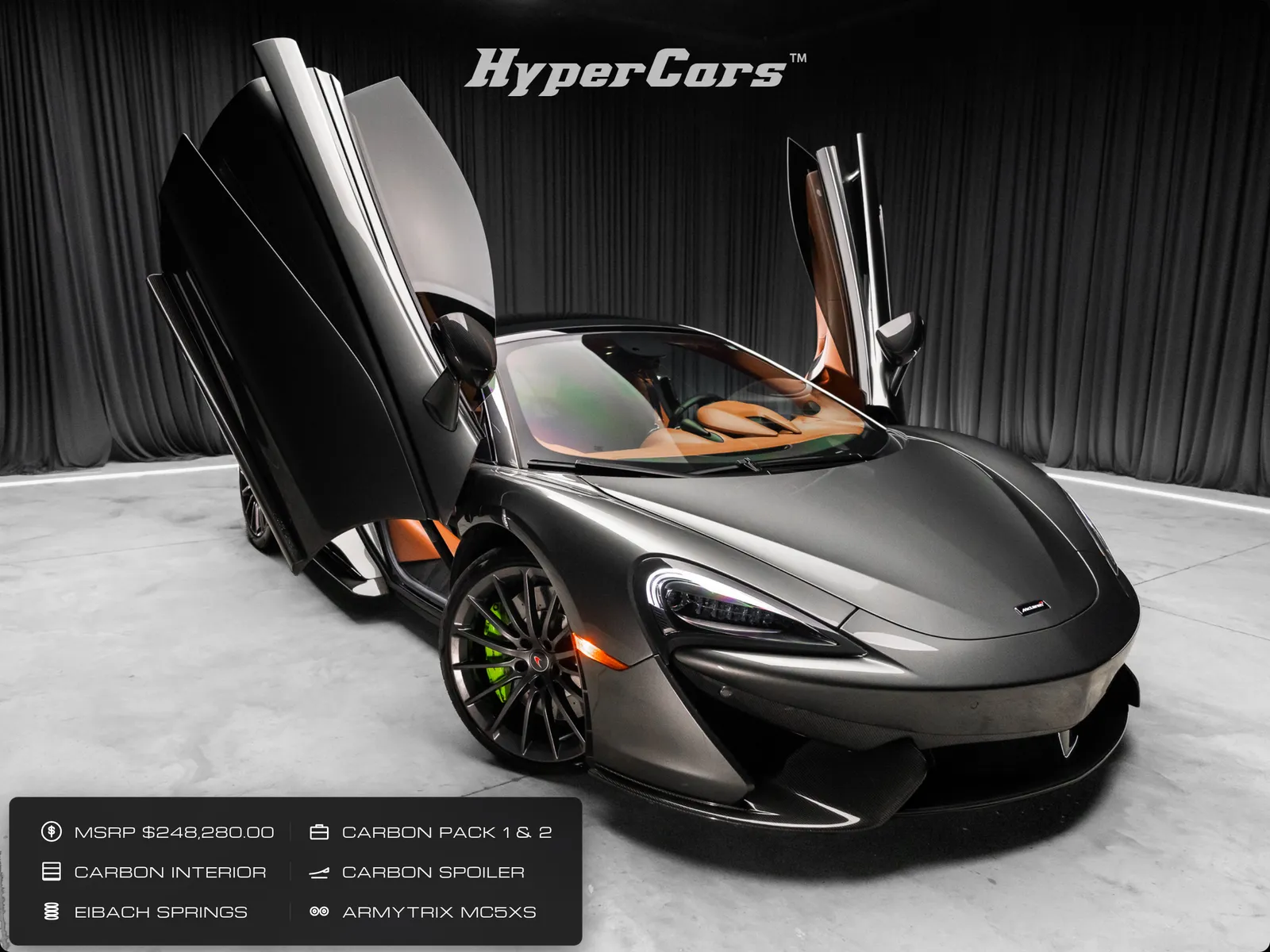 Gray 2017 McLaren 570GT for sale in New Albany, IN