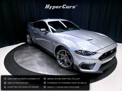 Silver 2022 Ford Mustang Mach 1 for sale in New Albany, IN