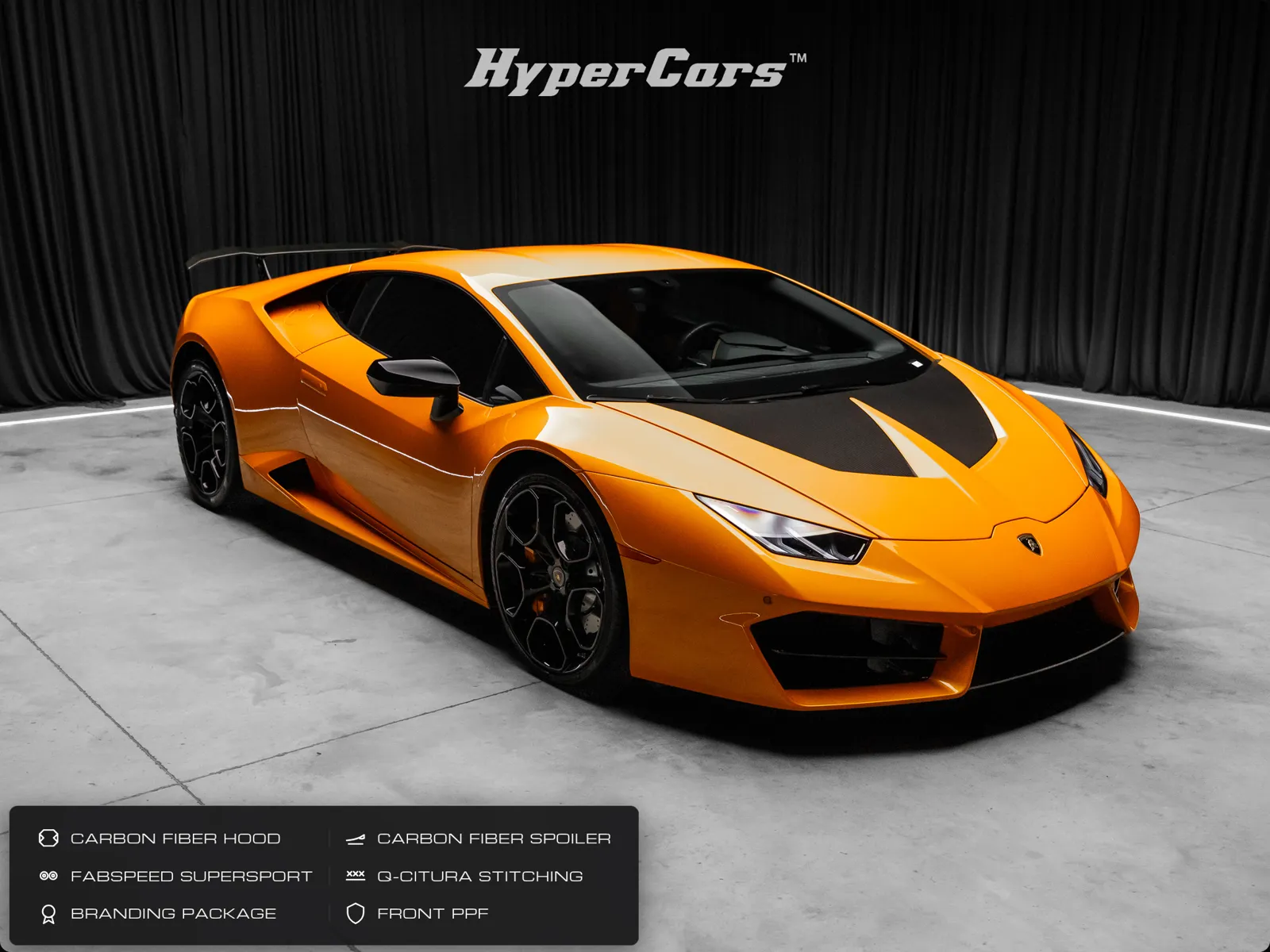 Orange 2018 Lamborghini Huracan LP580-2 for sale in New Albany, IN