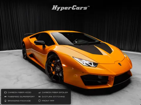 Orange 2018 Lamborghini Huracan LP580-2 for sale in New Albany, IN