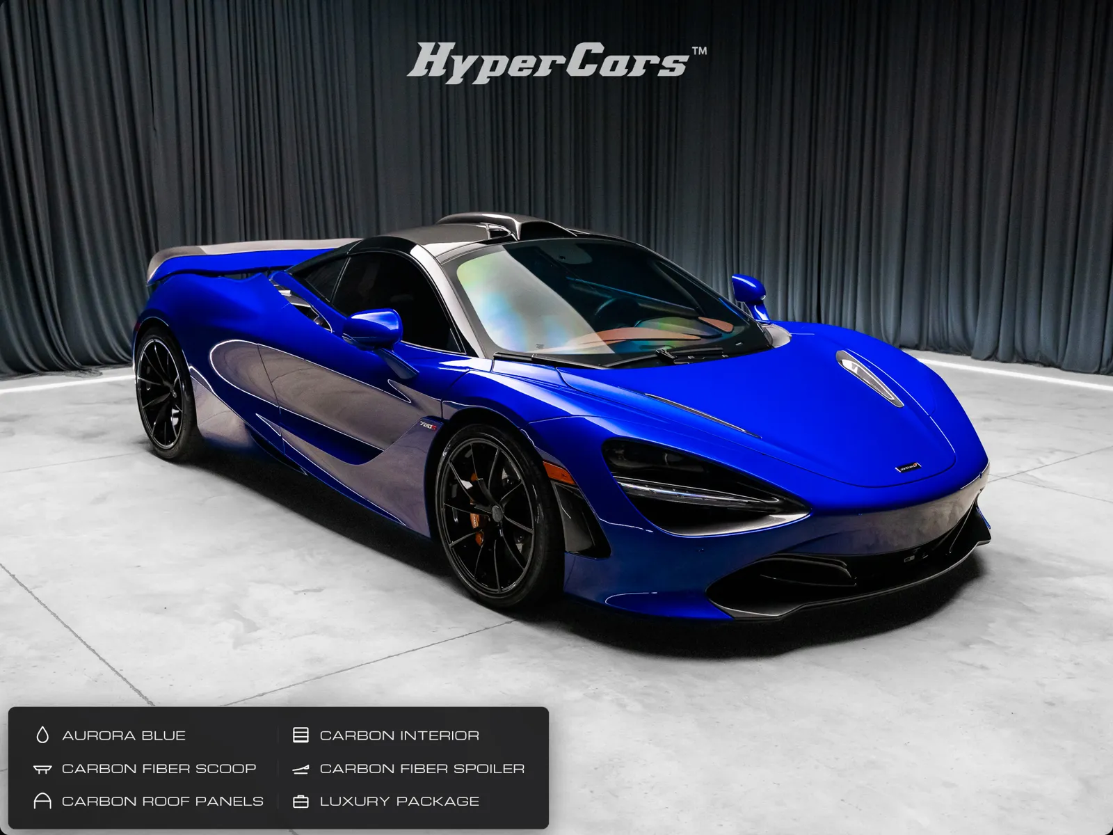 Blue 2018 McLaren 720S Luxury for sale in New Albany, IN