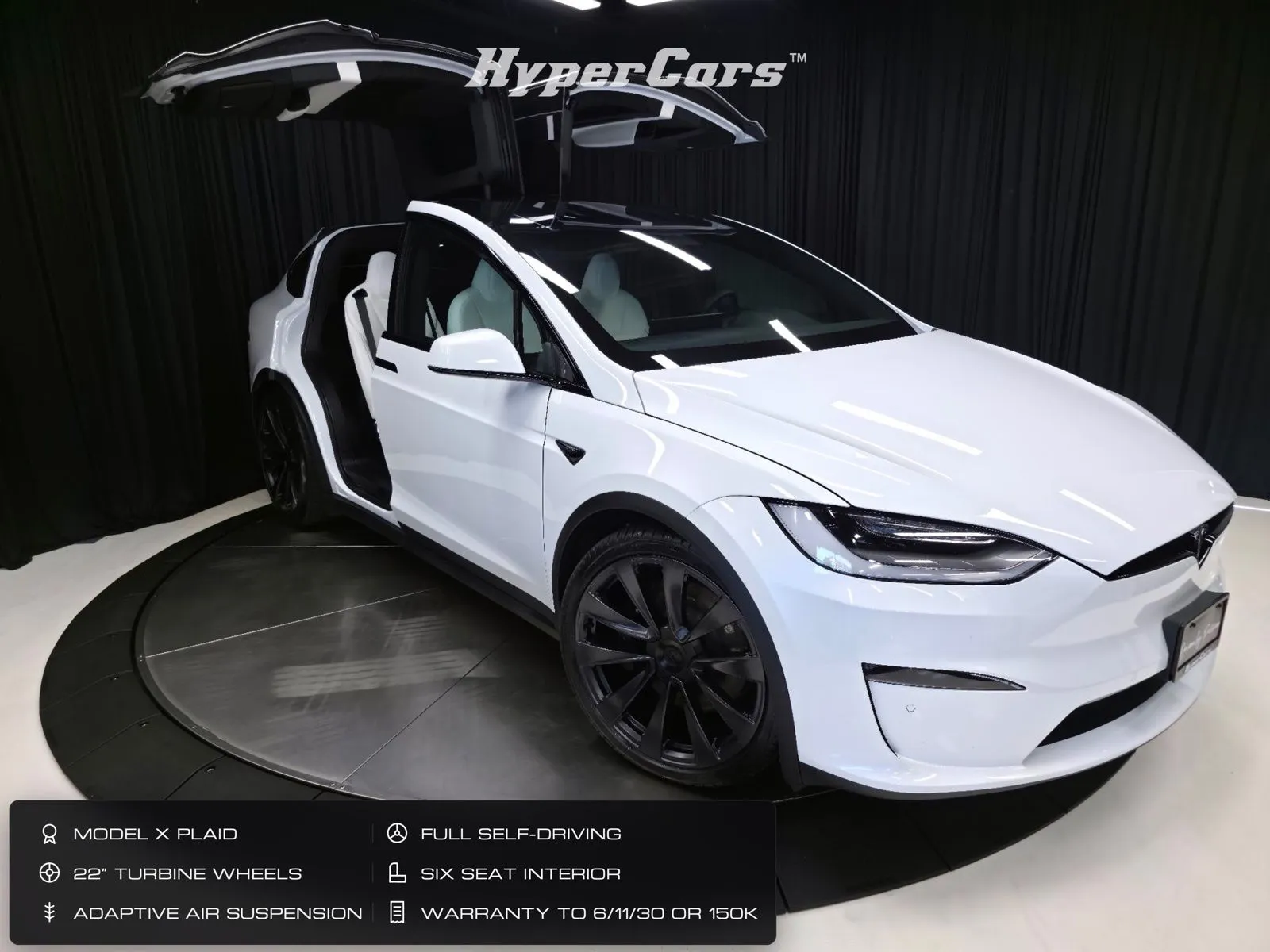 White 2022 Tesla Model X Plaid for sale in New Albany, IN