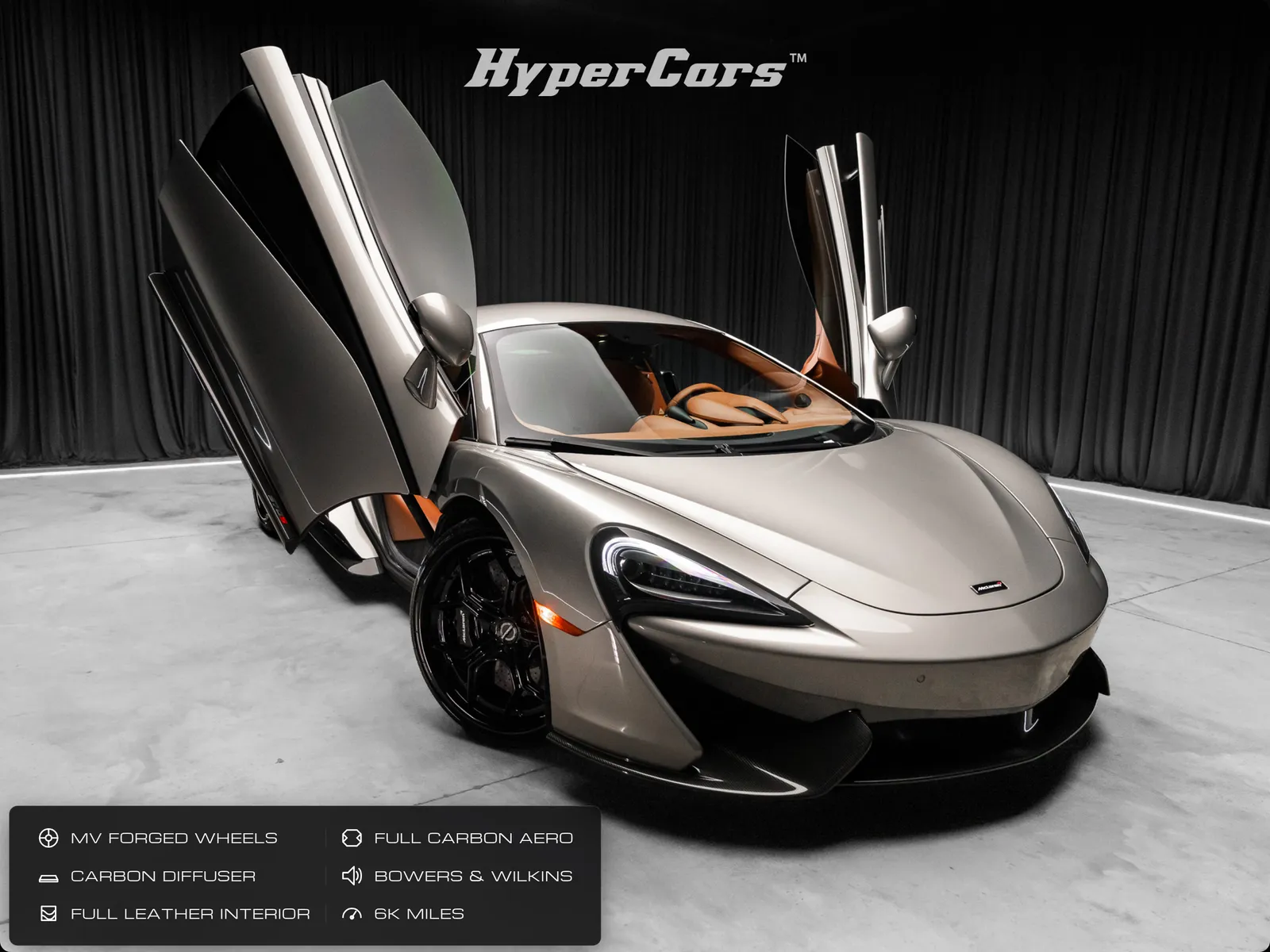 Gray 2017 McLaren 570S for sale in New Albany, IN