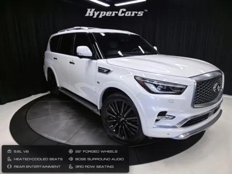 White 2019 INFINITI QX80 Limited for sale in New Albany, IN