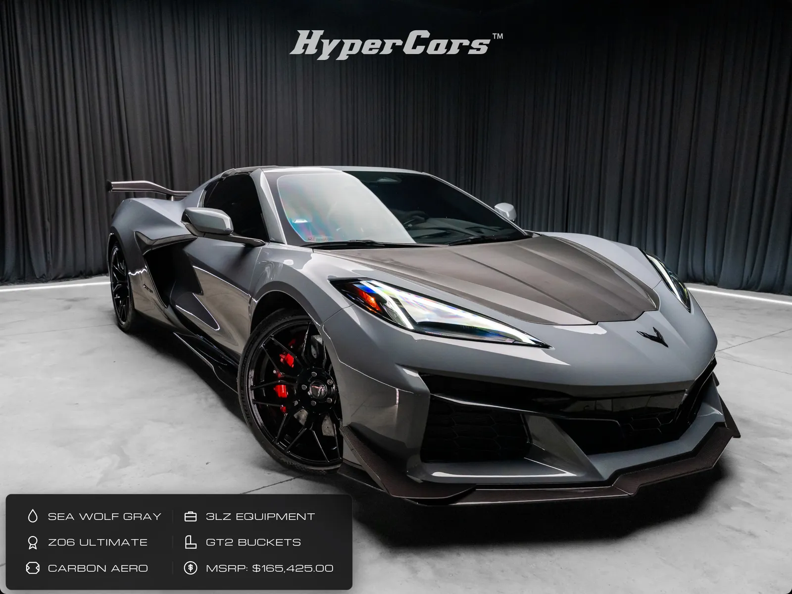 Gray 2024 Chevrolet Corvette Z06 for sale in New Albany, IN