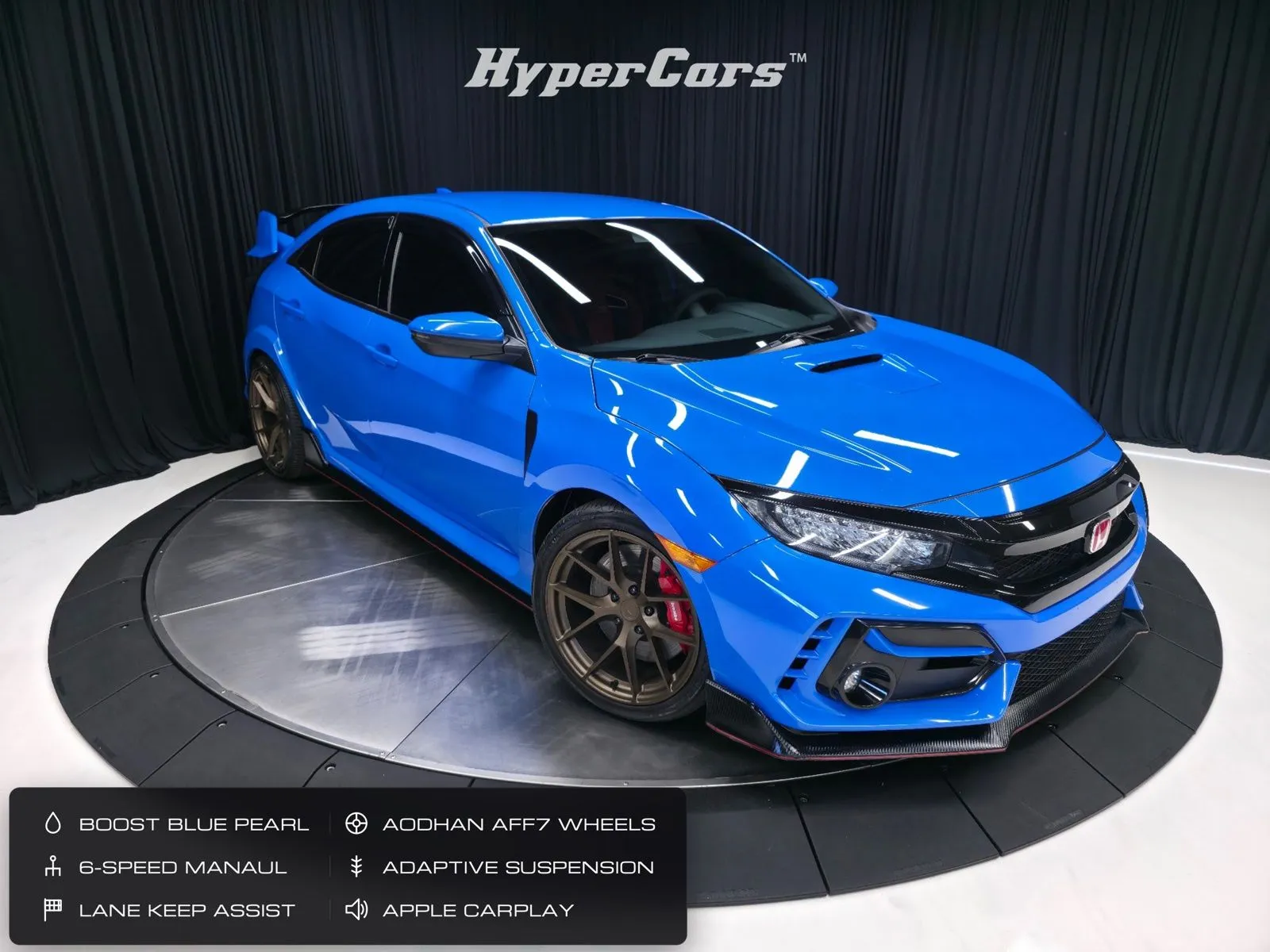 Blue 2021 Honda Civic Type R Touring for sale in New Albany, IN