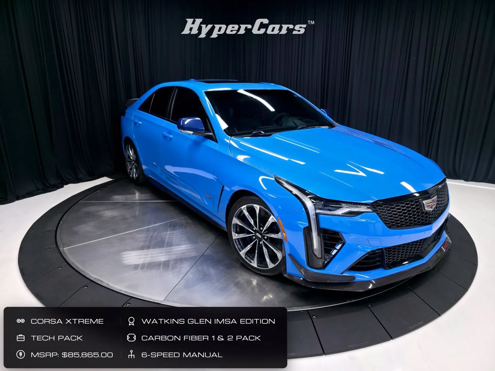 Blue 2023 Cadillac CT4 V-Series for sale in New Albany, IN