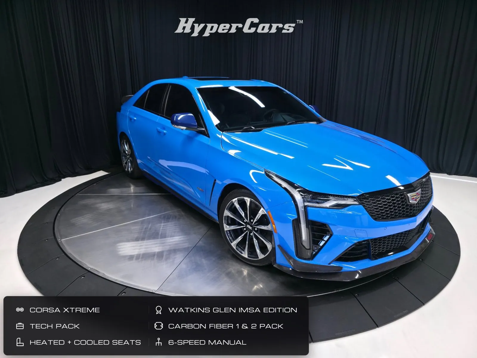 Blue 2023 Cadillac CT4 V-Series for sale in New Albany, IN