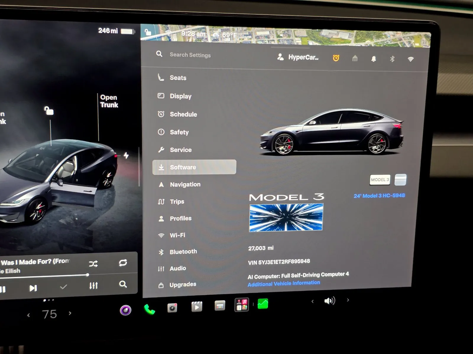 Another view of 2024 Tesla Model 3 Performance for sale in New Albany, IN at HyperCars