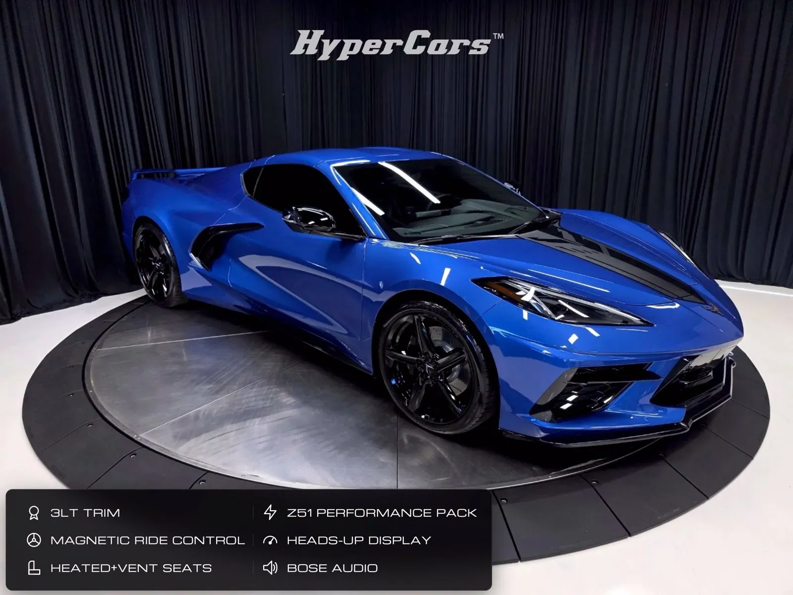 Blue 2023 Chevrolet Corvette Stingray for sale in New Albany, IN