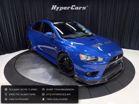 Blue 2015 Mitsubishi Lancer Evolution GSR for sale in New Albany, IN