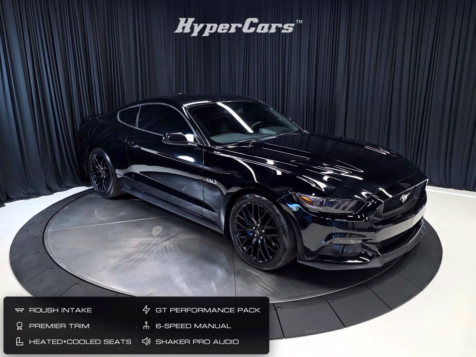 Black 2017 Ford Mustang GT Premium for sale in New Albany, IN