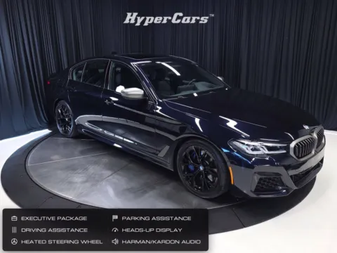 Black 2023 BMW 5 Series M550i xDrive for sale in New Albany, IN