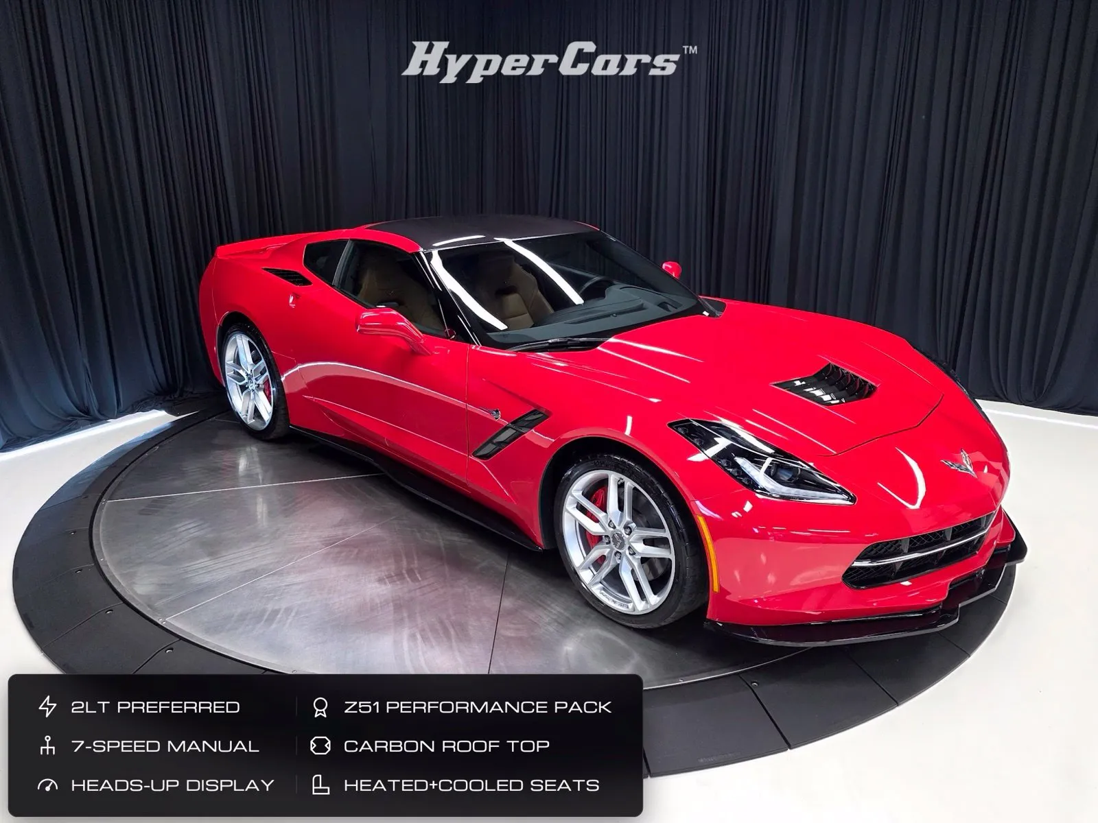 Red 2015 Chevrolet Corvette Stingray Z51 for sale in New Albany, IN