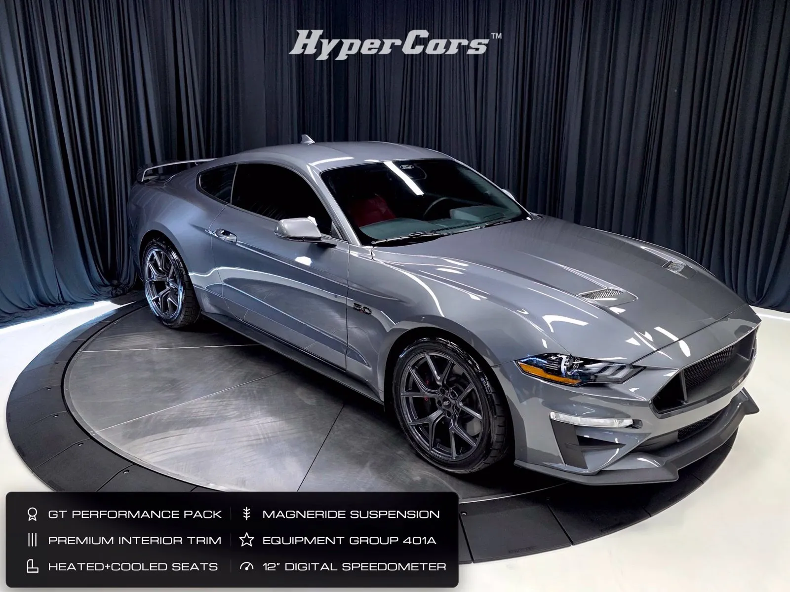 Gray 2021 Ford Mustang GT Premium for sale in New Albany, IN