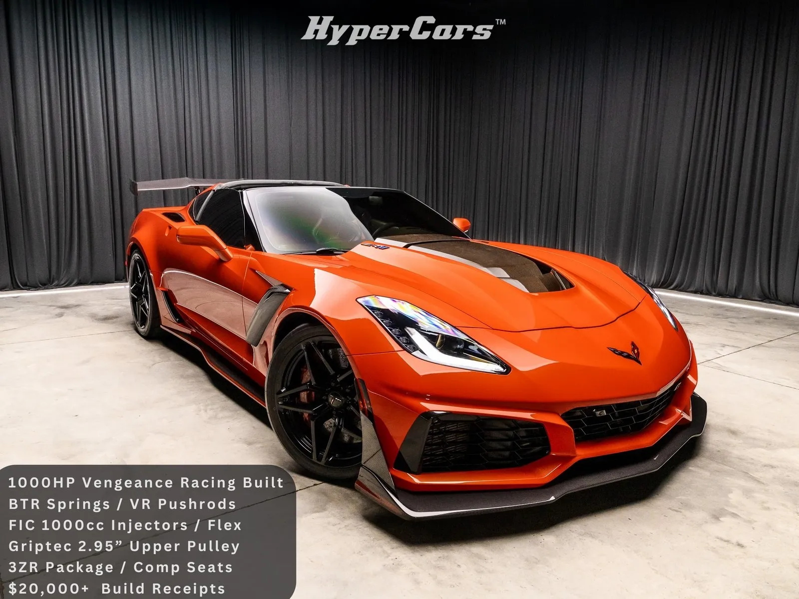 Orange 2019 Chevrolet Corvette ZR1 for sale in New Albany, IN