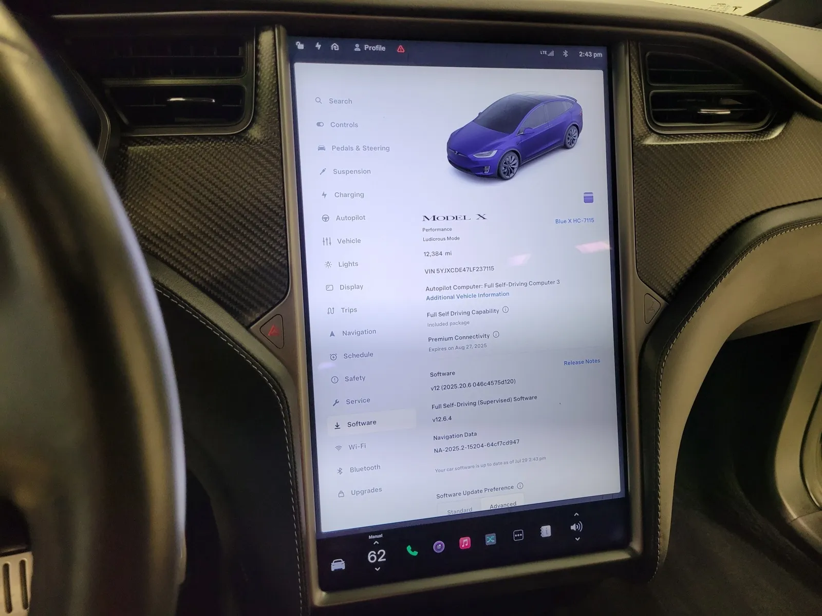 Another view of 2020 Tesla Model X Performance for sale in New Albany, IN at HyperCars