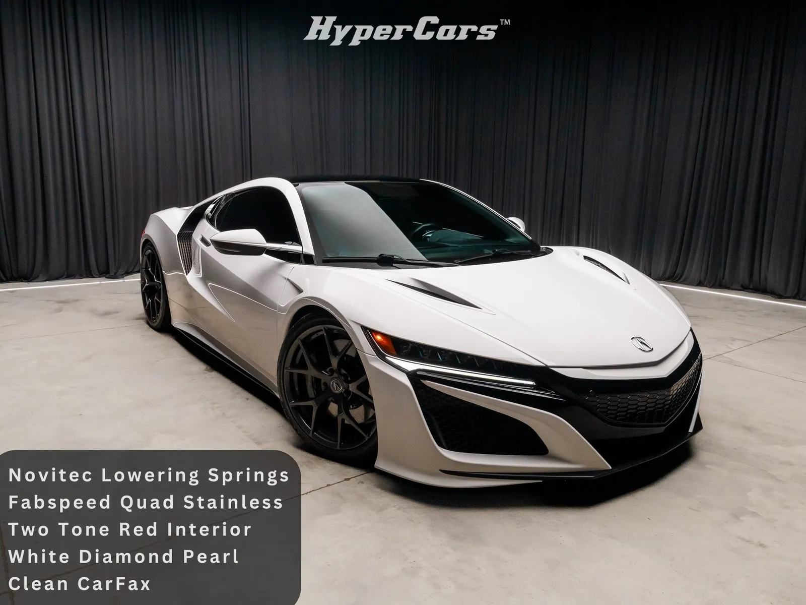 White 2017 Acura NSX for sale in New Albany, IN
