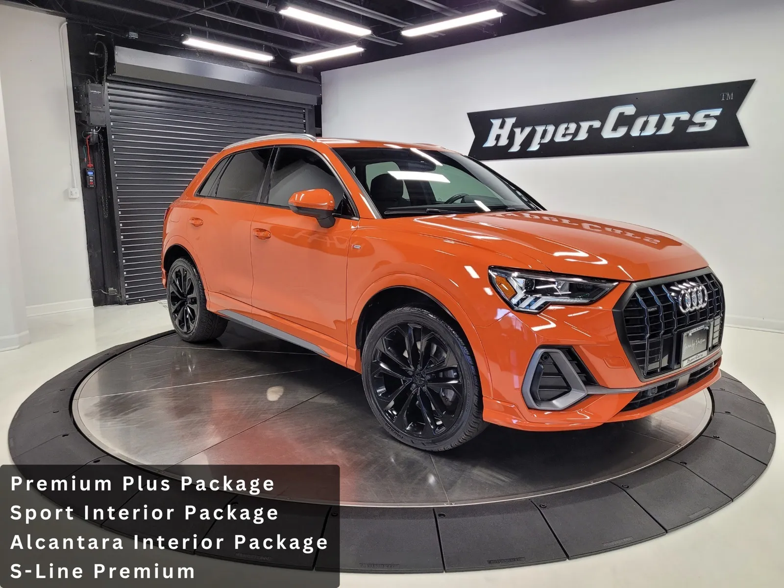 Orange 2020 Audi Q3 Premium Plus S line for sale in New Albany, IN