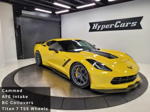 Yellow 2016 Chevrolet Corvette Stingray Z51 for sale in New Albany, IN