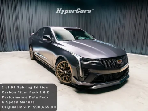 Black 2023 Cadillac CT4 V-Series for sale in New Albany, IN