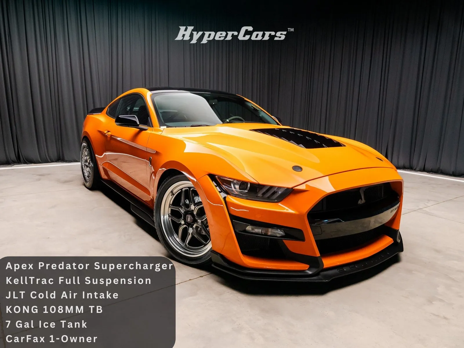 Orange 2021 Ford Mustang Shelby GT500 for sale in New Albany, IN