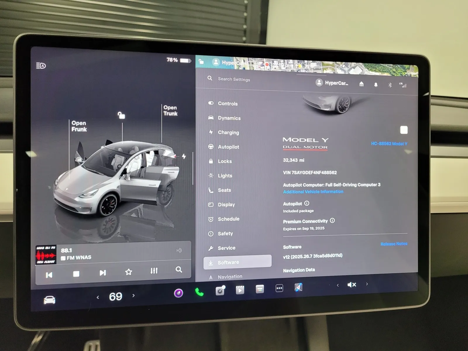 Another view of 2022 Tesla Model Y Performance for sale in New Albany, IN at HyperCars