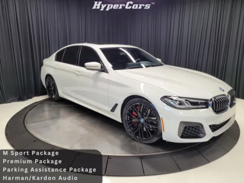 White 2021 BMW 5 Series 540i for sale in New Albany, IN