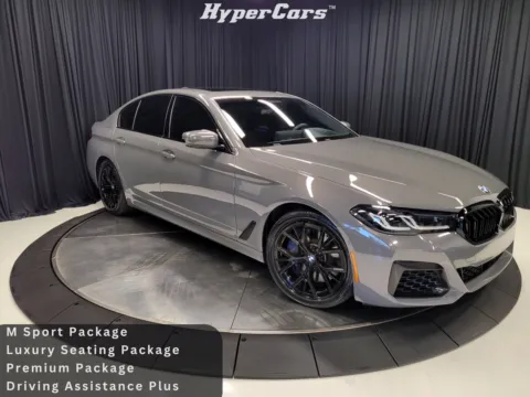 Gray 2021 BMW 5 Series 540i for sale in New Albany, IN